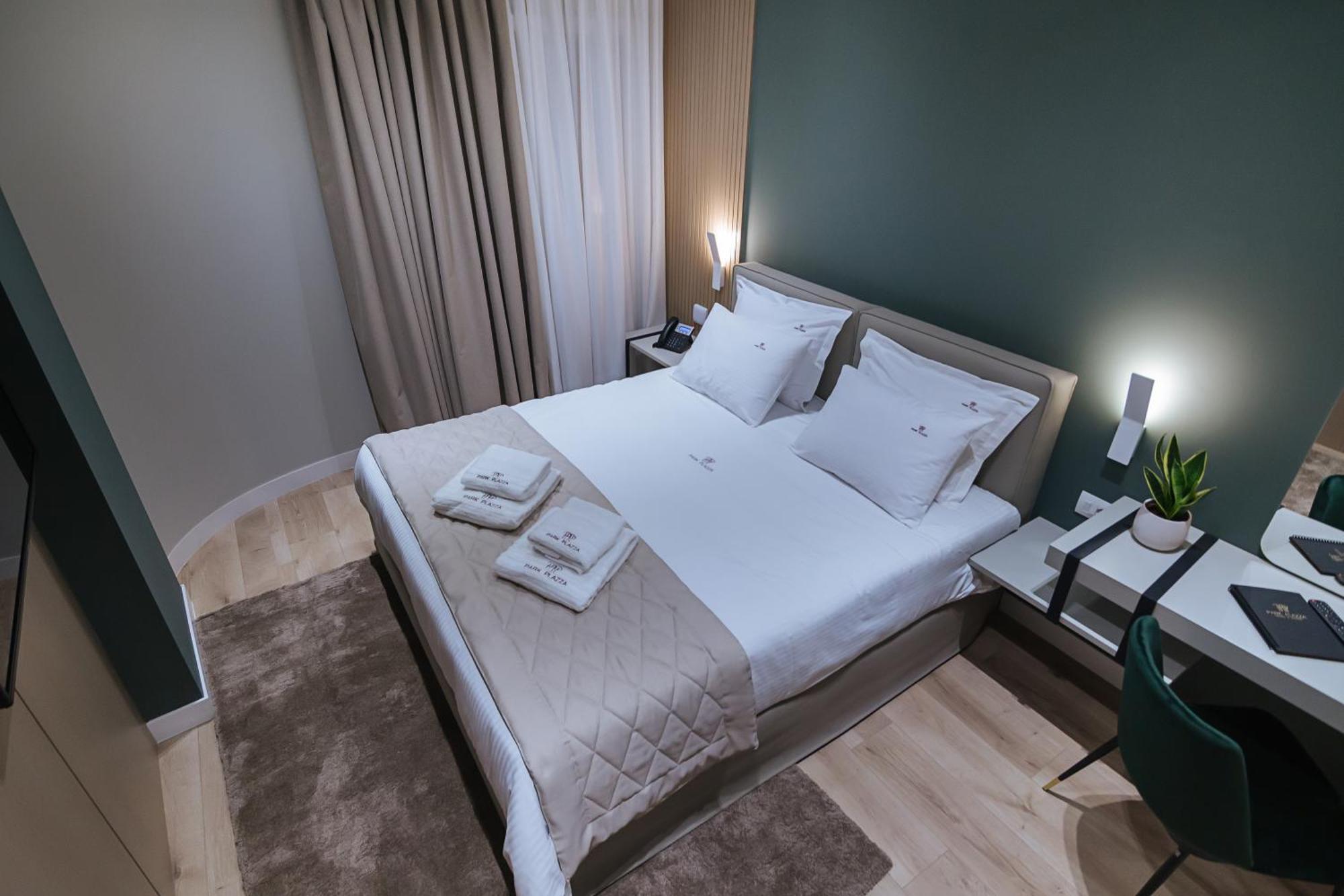Hotel Park Plazza Korce Exterior foto