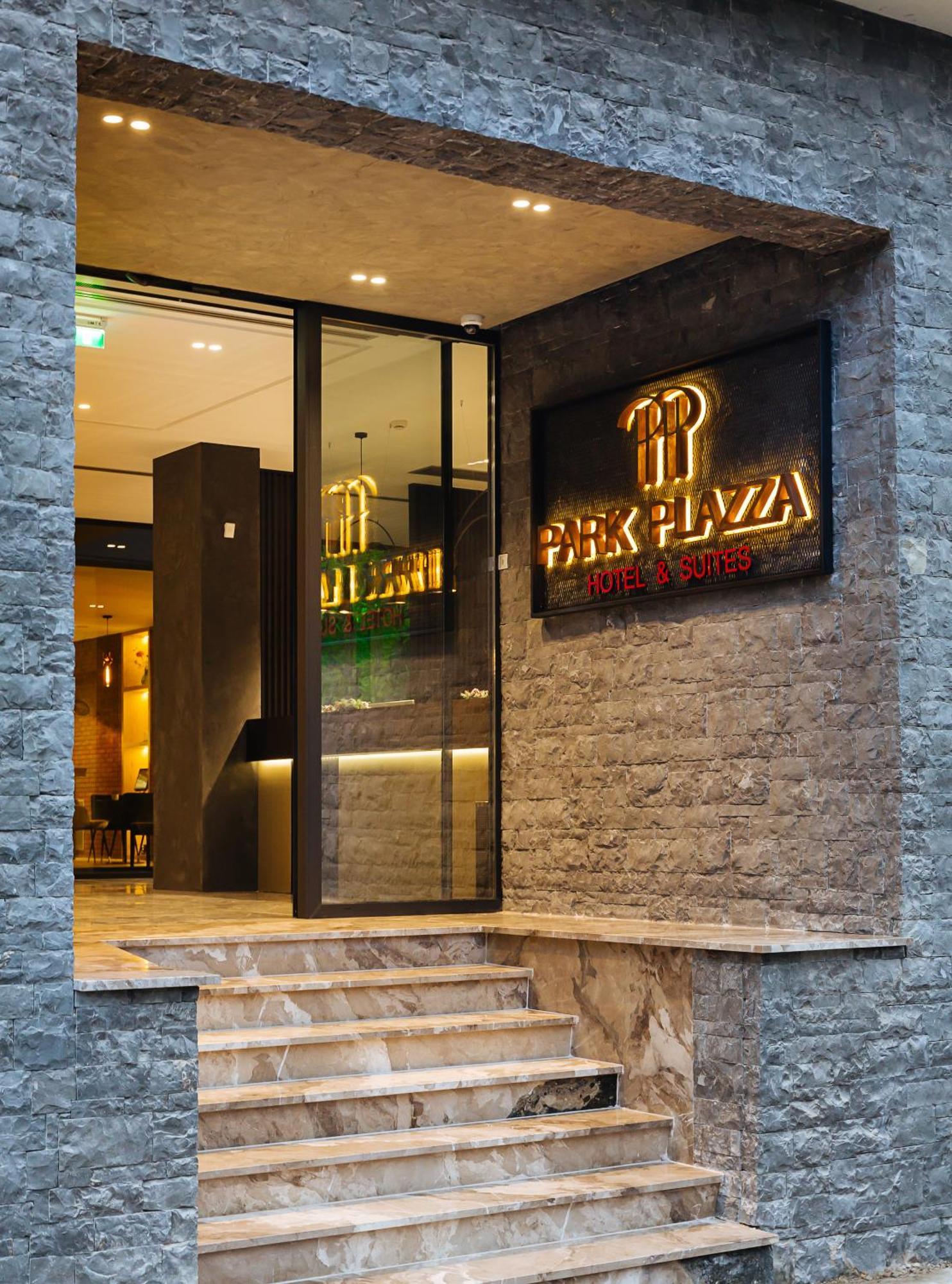 Hotel Park Plazza Korce Exterior foto