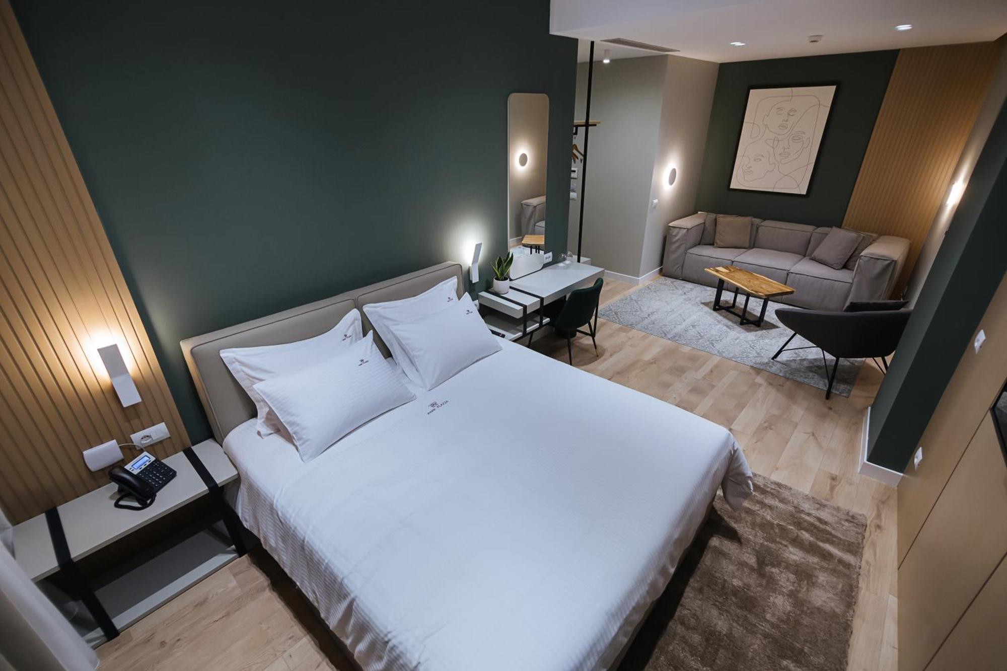 Hotel Park Plazza Korce Zimmer foto